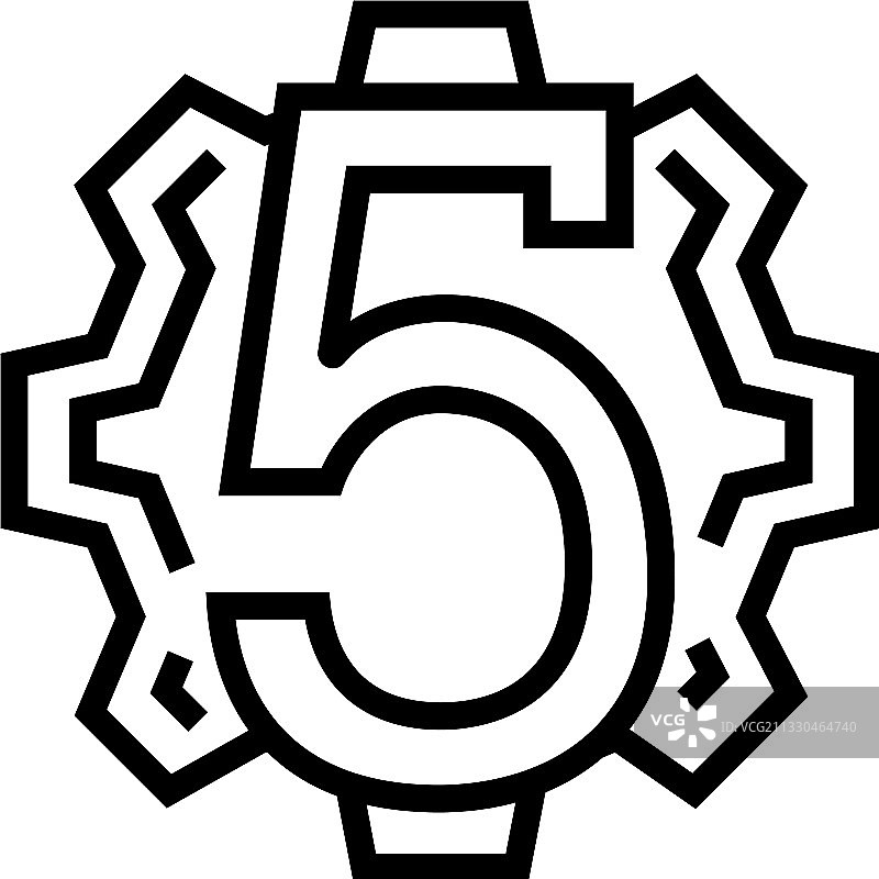 第五行线条图标图片素材