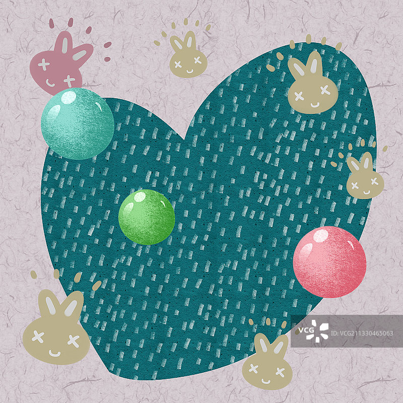 可爱动物糖果背景插画图片素材