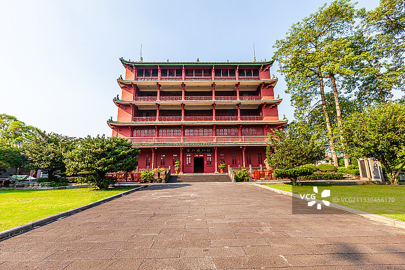 中国，广东省，广州市，越秀公园，广州博物馆图片素材