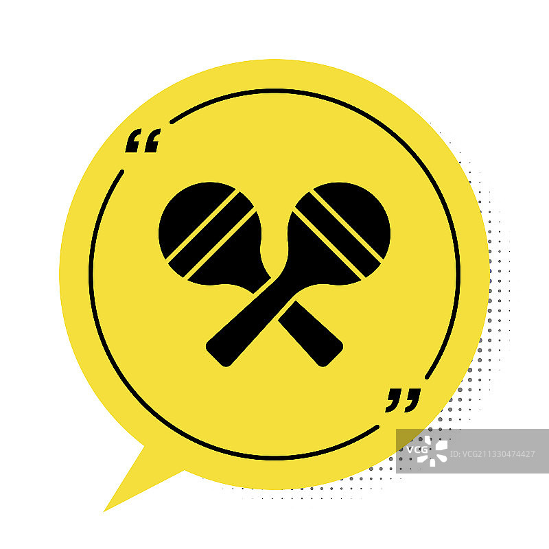 白色背景上的黑色沙锤图标图片素材