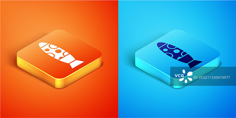 2.5D落地灯图标，橙色背景图片素材