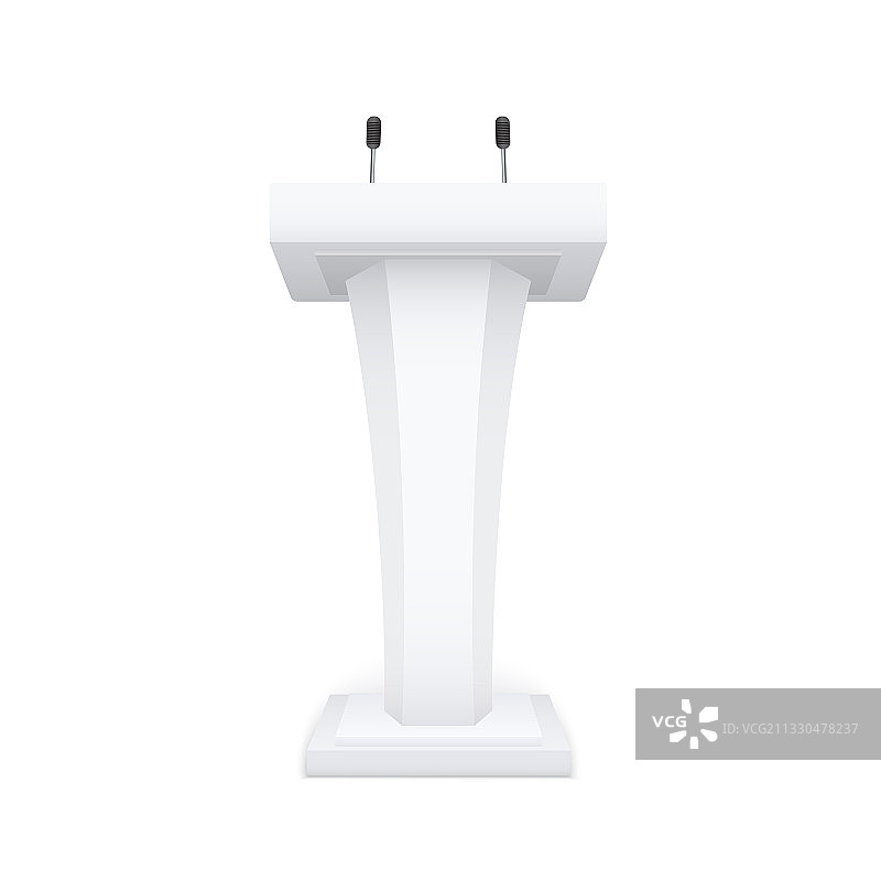 带麦克风的论坛讲台演讲台图片素材