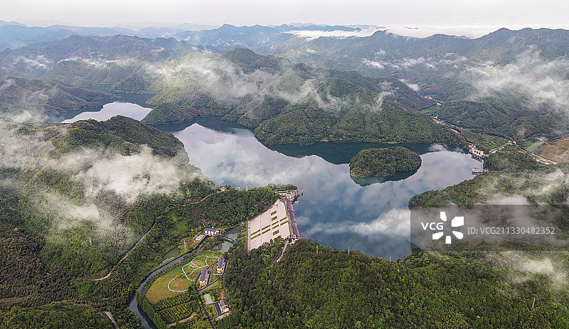 仙源湖旅游度假区 金华图片素材