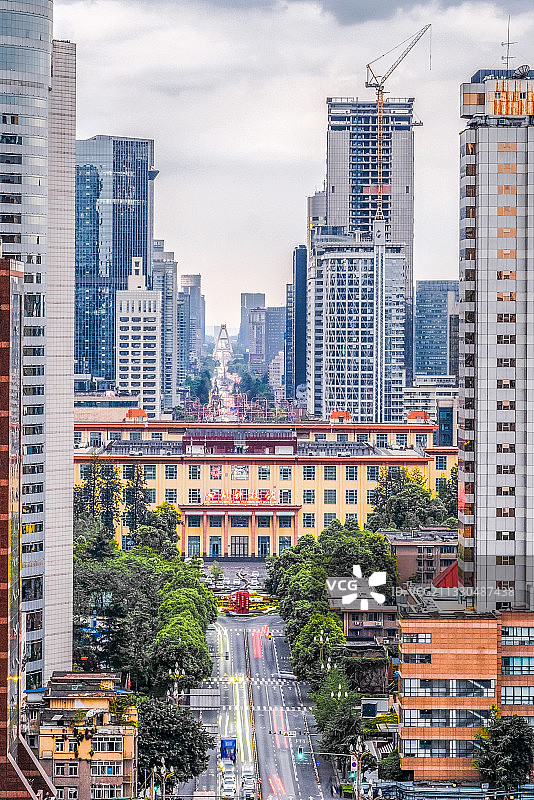 人南中轴线图片素材