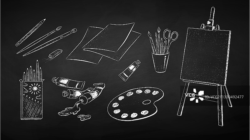 美术学生用品图片素材