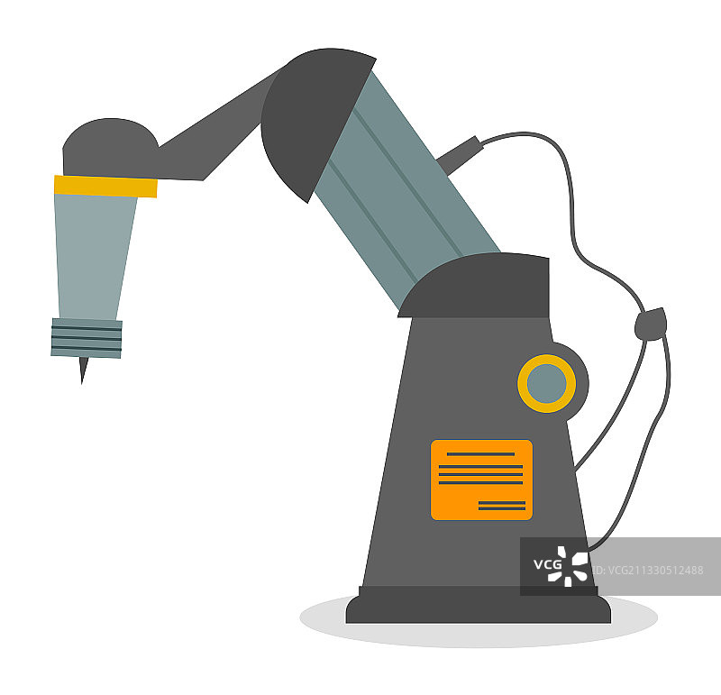 带针状机械结构的工业机器人图片素材