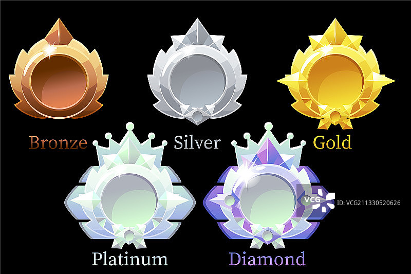 金银铜奖牌图片素材