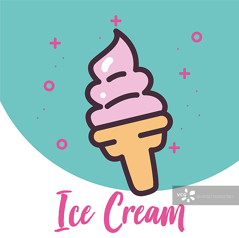 锥形冰淇淋设计图片素材