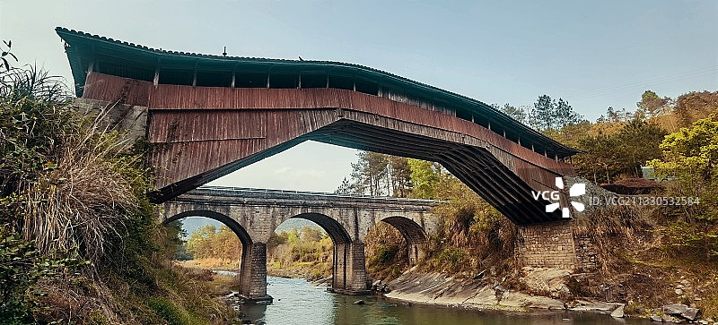 古廊桥图片素材