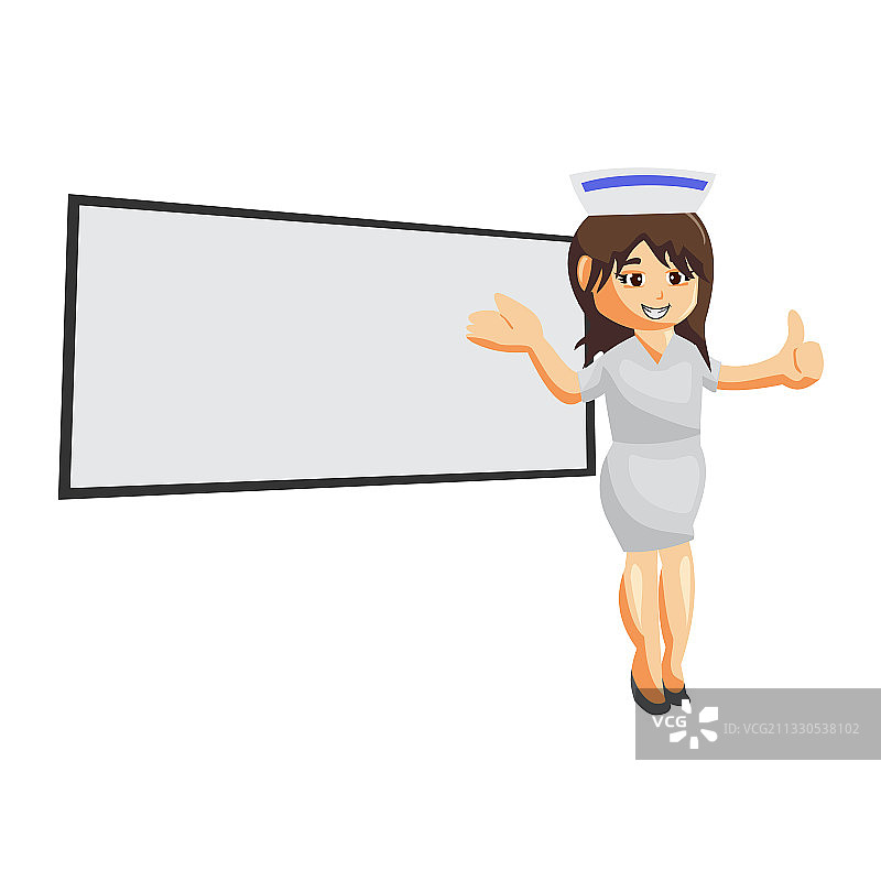 穿着工作服的护士图片素材