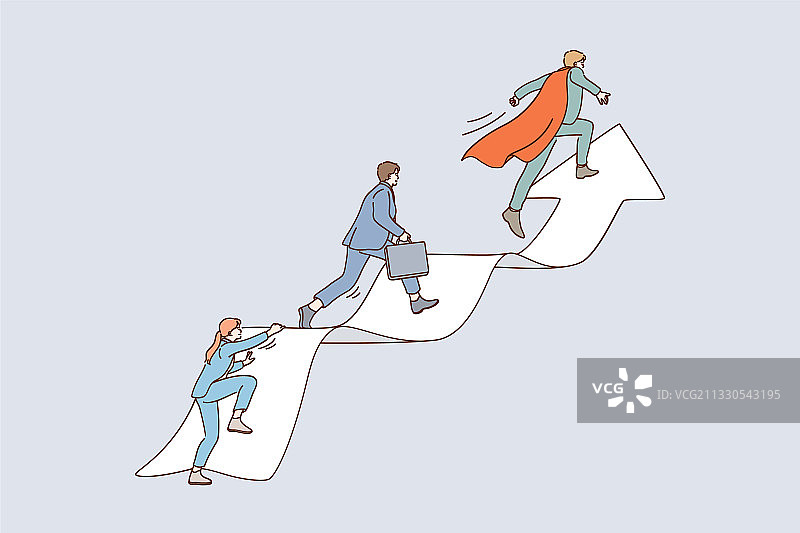领导力与职业阶梯概念图片素材