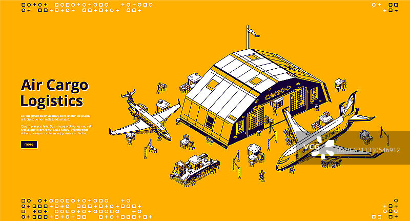 航空货运物流全球运输图片素材