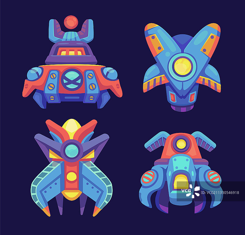 外星宇宙飞船UFO火箭幻想飞船图片素材