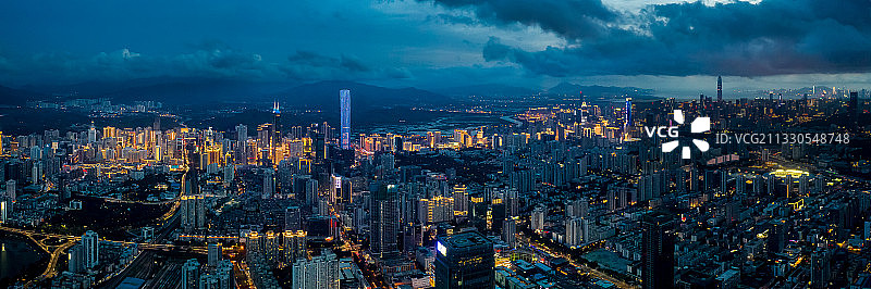 深圳-华灯初上图片素材