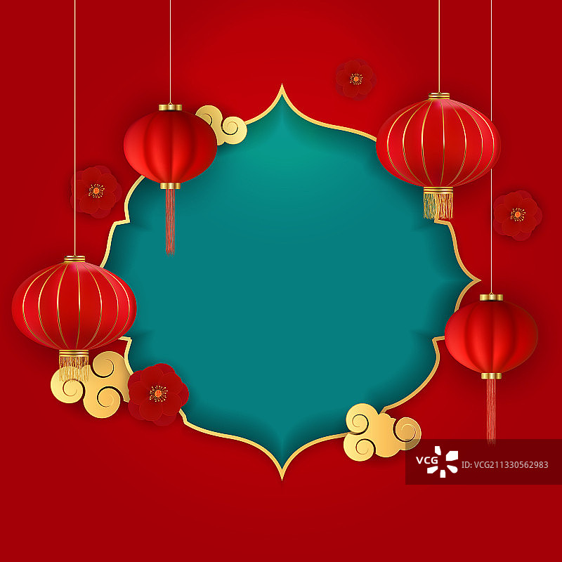 中国新年节日背景EPS10图片素材