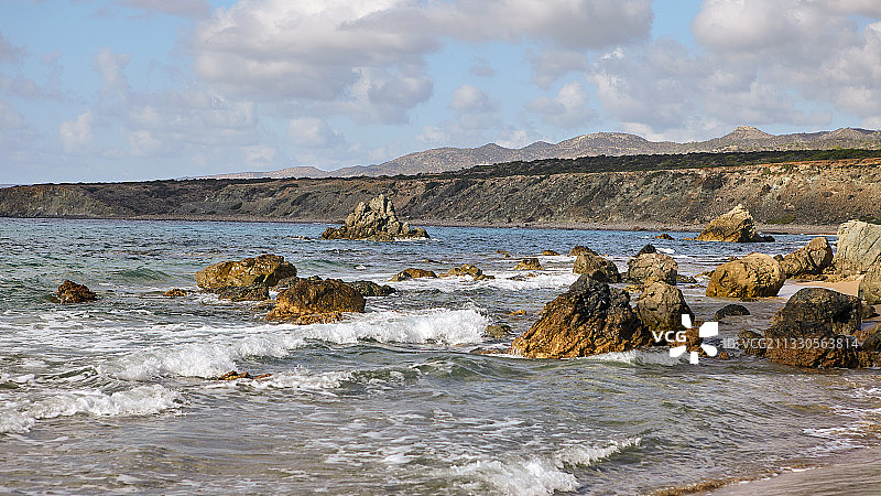 塞浦路斯阿卡马斯海景风光图片素材