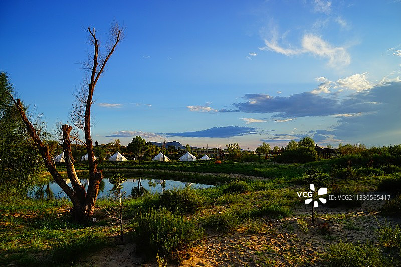 勃隆克沙漠旅游区 赤峰图片素材