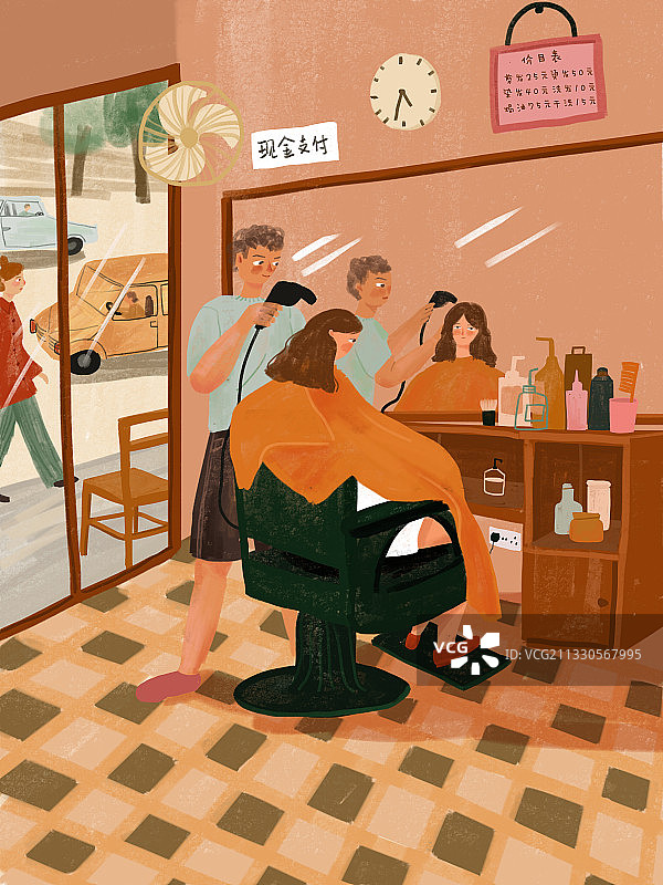 理发店图片素材