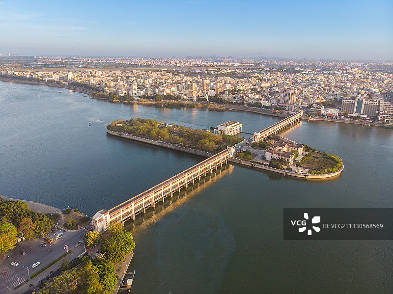 广东汕头：外砂老桥见证澄海变迁图片素材