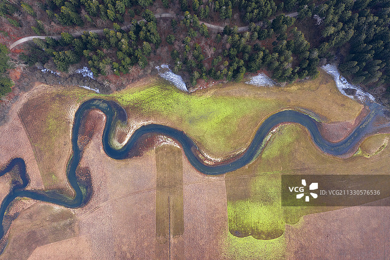 斯洛文尼亚格拉霍沃景观航拍图片素材