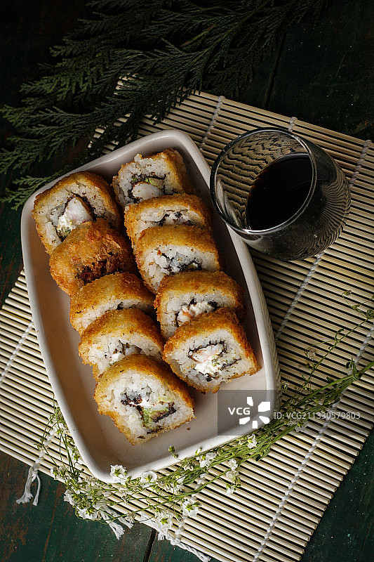 墨西哥餐桌美食高角度视图图片素材