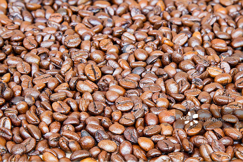 咖啡豆的完整画面图片素材