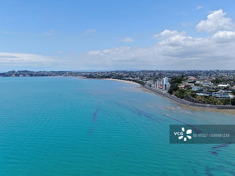 新西兰奥克兰的壮丽海景图片素材