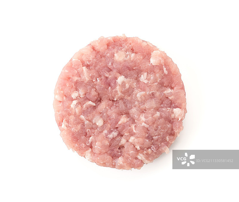 白色背景上的粉色盐特写图片素材