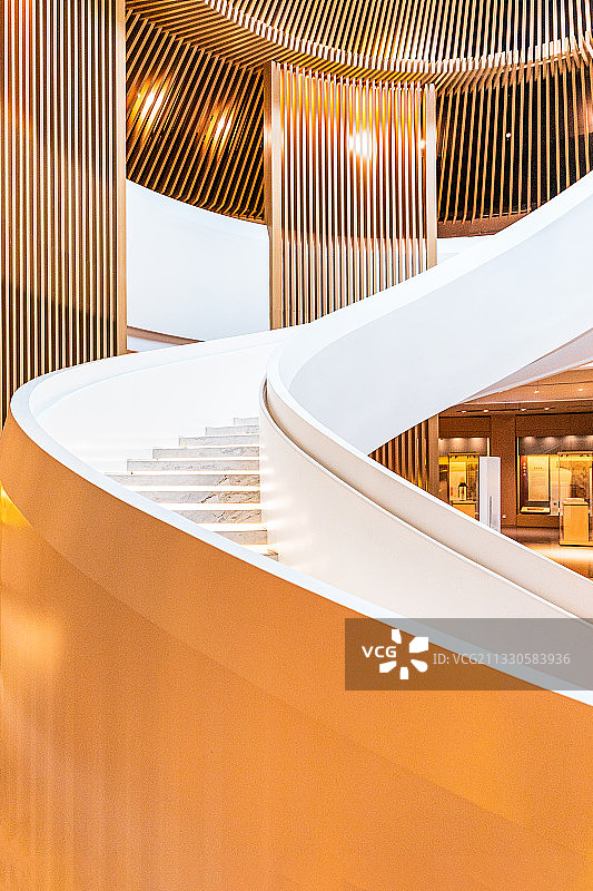 杭州丝绸博物馆内部设计艺术图片素材