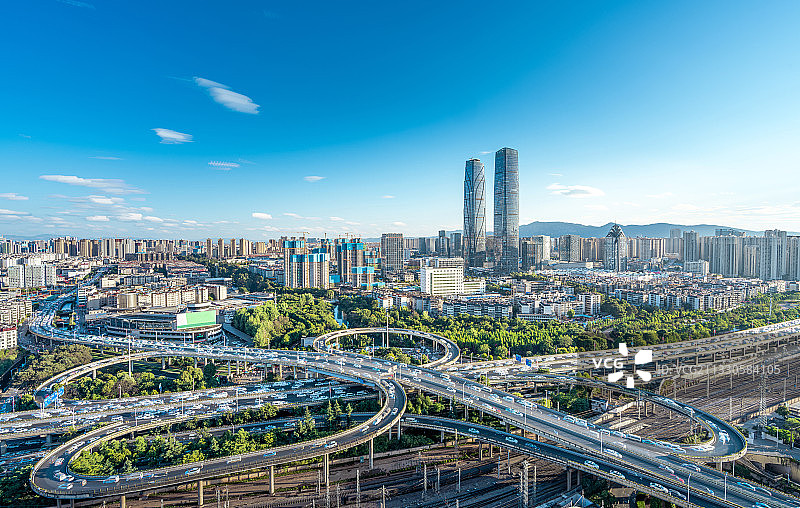 昆明官南立交桥图片素材