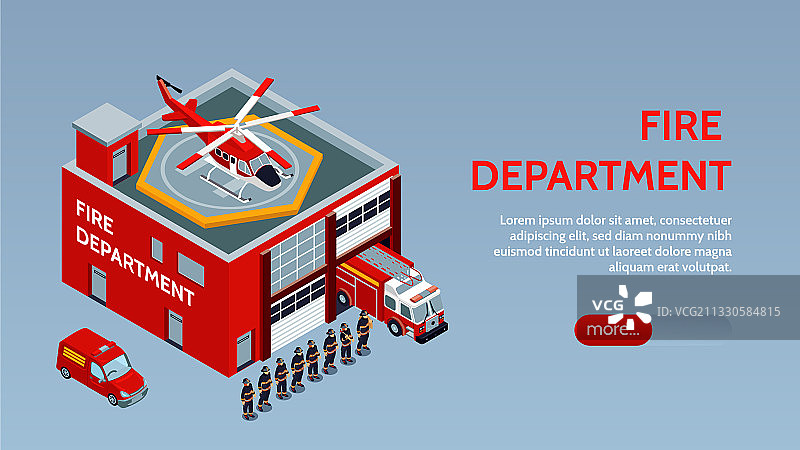 消防部门横幅图片素材