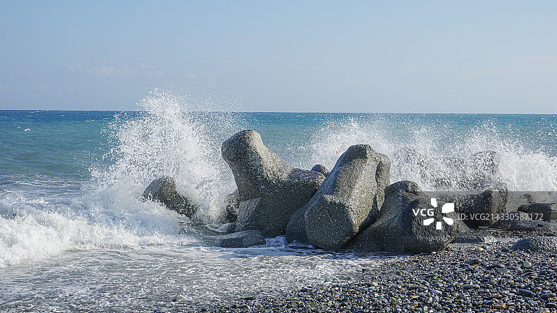 台东的海浪图片素材