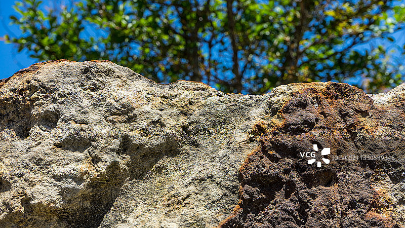 美国德克萨斯州拉夫金的岩层低角度景观图片素材
