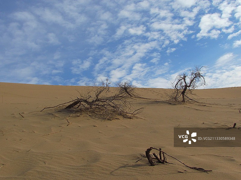沙漠对天空的风景图片素材