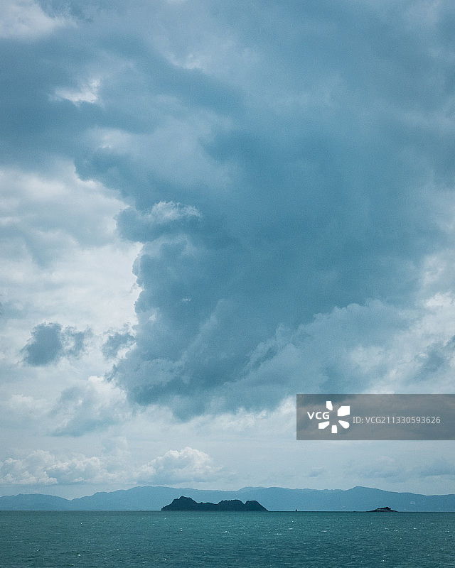 大海对天空的风景图片素材