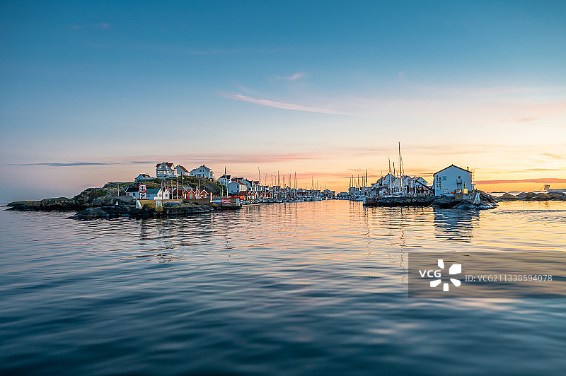 瑞典日落美景图片素材