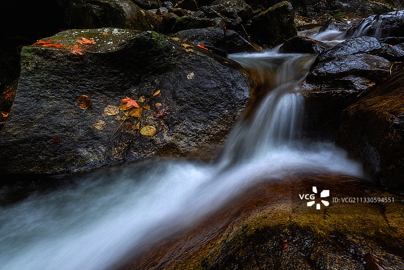 高冠瀑布 西安图片素材