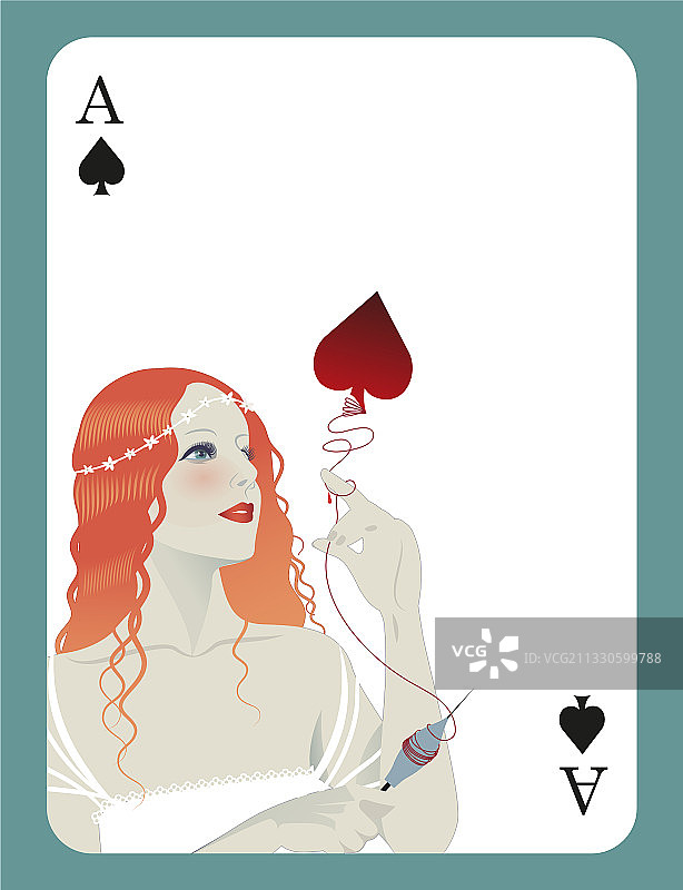 黑桃A主题故事：沉睡图片素材