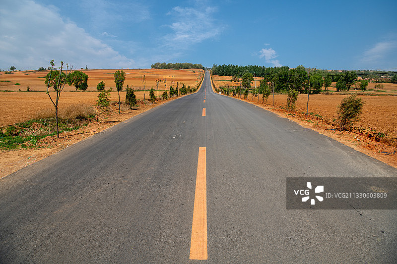 乡村公路图片素材