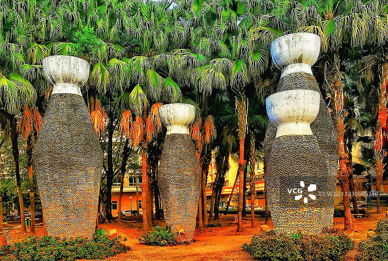 公园一隅图片素材