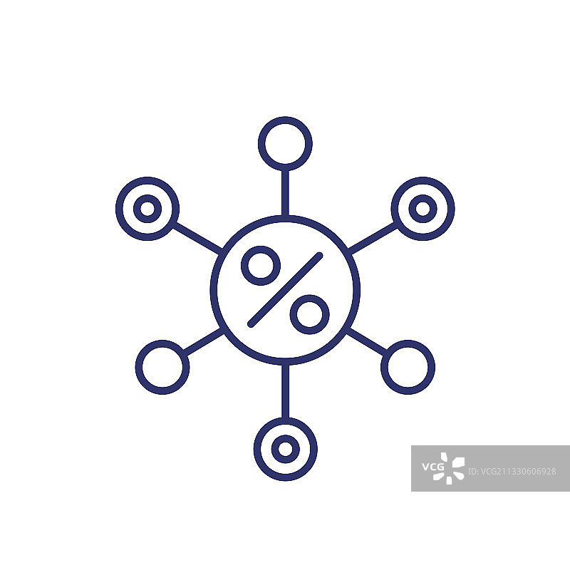 复利图标线条图片素材