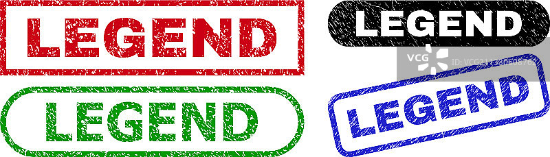 具有腐蚀纹理的长方形水印图片素材