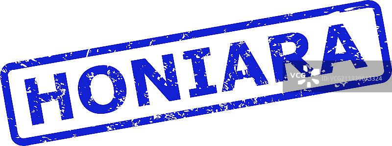 带橡胶纹理的霍尼亚拉印章图片素材