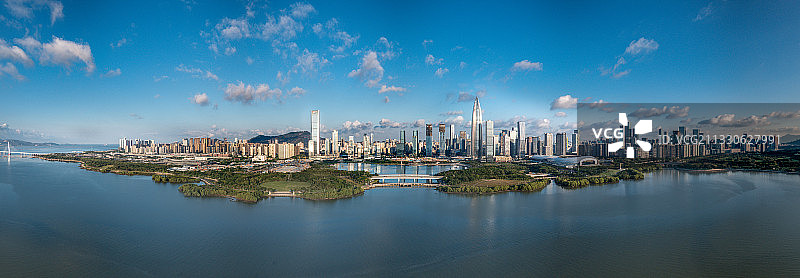 广东省深圳市南山区后海建筑群图片素材