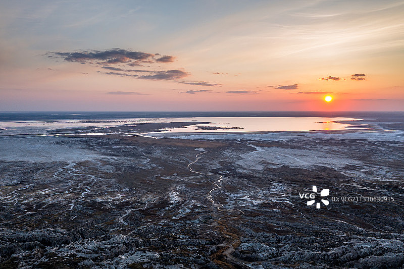 大布苏湖 乾安泥林图片素材