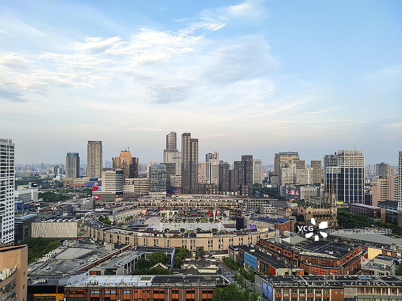 浙江宁波，天一广场，鼓楼，旅游景点，商业中心，CBD，购物图片素材