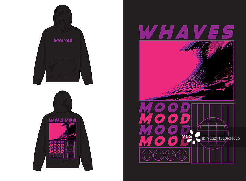 工业街头服饰大浪图片素材