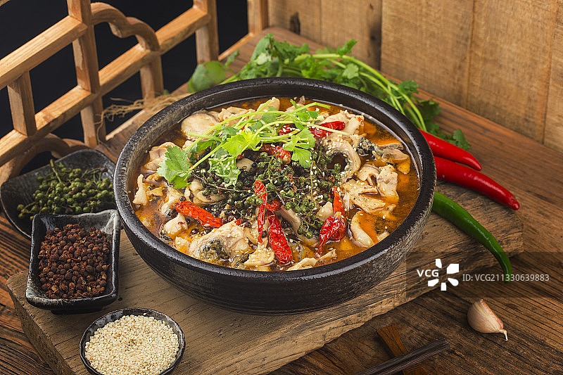 麻辣水煮鱼图片素材