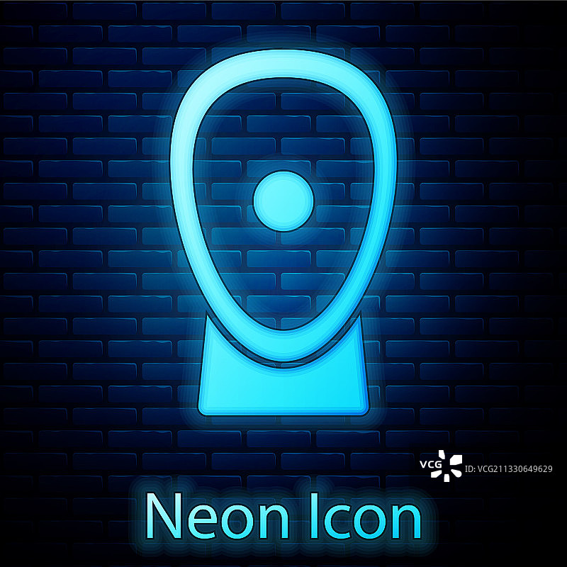 霓虹拳击训练手靶图标图片素材