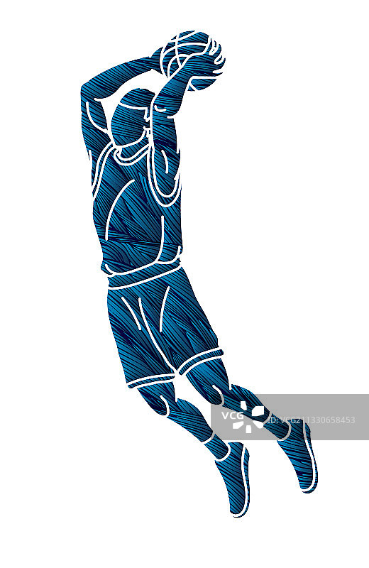 篮球男运动员动作图图片素材